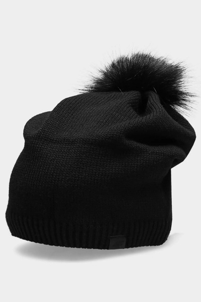 Women's Winter Hat 4F 4FAW23ACAPF289-20S Black