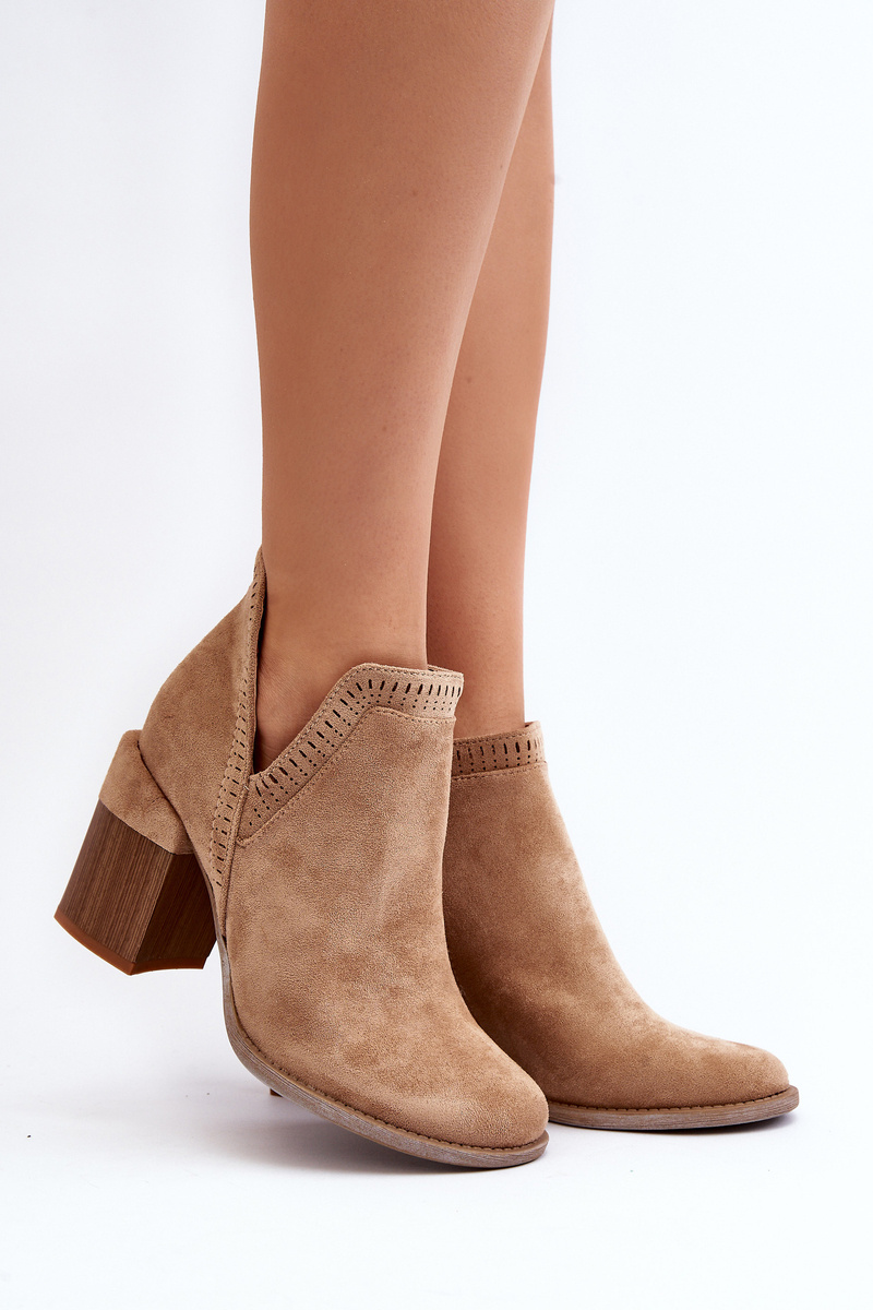 Cutout clearance flat booties