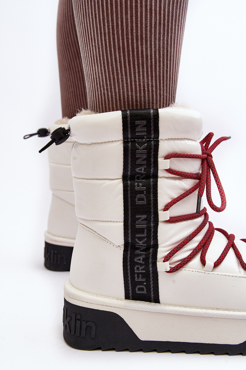 Women's Snow Boots On Thick Sole Vegan DFranklin DFSH371007 Black