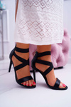 Women's Stiletto Sandals with Erasers Black Huge