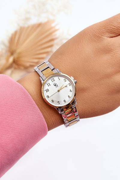 Women's Steel Waterproof Watch GG Luxe Gold-Silver