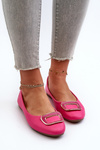 Ballerinas With Eco Leather Decoration Pink Enicoria