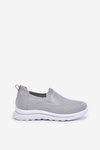 Women's Fabric Slip-On Sneakers Gray Adiora