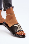 Women's Sandals with Embellishment Black Ollavia