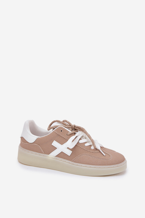 Low Women's Sports Shoes Beige Zelevelis