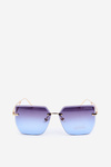 Women's Sunglasses with Gradient Lenses Gold