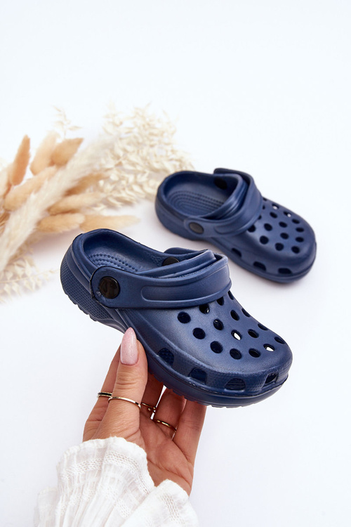 Baby Foam Slides navy blue Percy