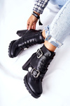 Boots Black With Buckle Flaris
