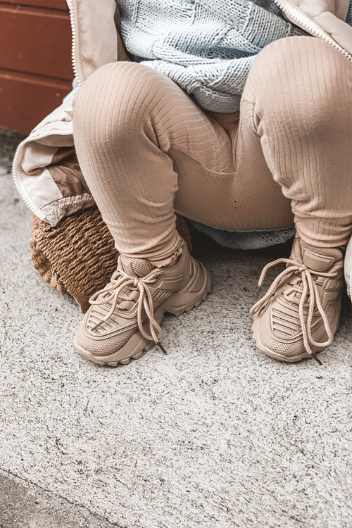 Children's Sneakers Beige Freak Out