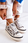 Trampki Damskie Pantera Białe Big Star JJ274615