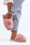 Women's Slippers with Pink Faux Fur Vienitta