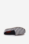 Men's Fabric Espadrilles With Stripes Dark Blue Kerenz