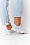 Classic Women's Sneakers BIG STAR HH274457 Blue