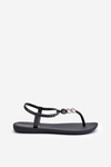 Sandały Japonki Damskie Płaskie Czarne 83507 Ipanema Class Blown Up Sandal Fem