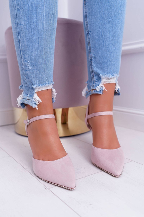 Stilettos Women's High Heel Plated Heel Pink Trends