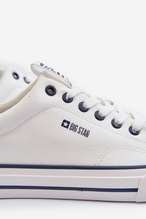 Men's Low-Top Sneakers Big Star NN174004 White