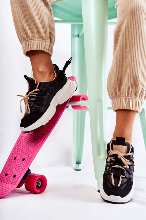 Women's Sneakers Sport Shoes Black Someday