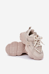 Children's Sneakers On Platform Beige Hanomess