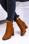 Warm Women's Stiletto Boots Brown Jocasta