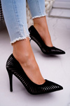 Women's Suede Stilettos Black Fenne