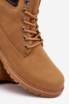 Trapery Botki Męskie Sznurowane Camel Memeni NU7724-8
