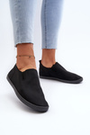 Women's Slip-On Black Trainers Sneakers Lovinia