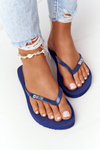 Women's Sliders Flip-Flops Big Star FF274A614 Navy