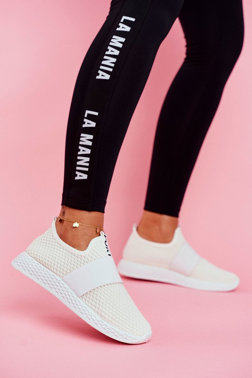 Women's Sport Shoes Slip On White La Fiesta