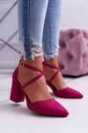 Women's Stiletto pumps Fuchsia Traffic