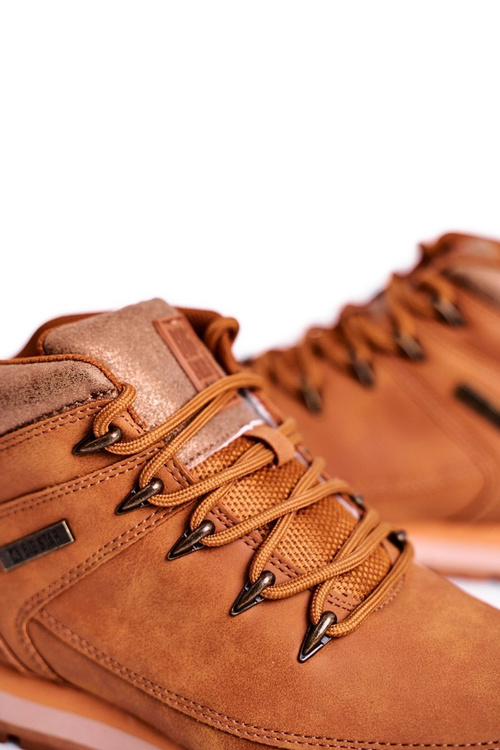 Buty Trekkingowe Skórzane Big Star Camel GG274497