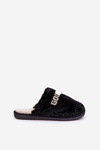 Women's Slippers With Fur And Print Black Kalelia