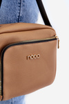 Crossbody Bag Made of Eco Leather NOBO BAGP990-K015 Brown