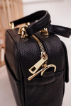 Leather Trunk Handbag VERA PELLE Black