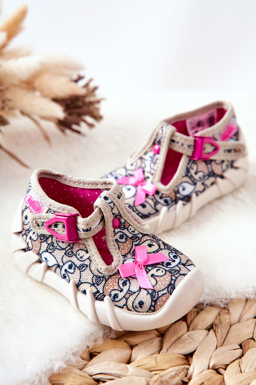 Boots Befado Bunny Deerstalkers with a bow 110P437 Beige