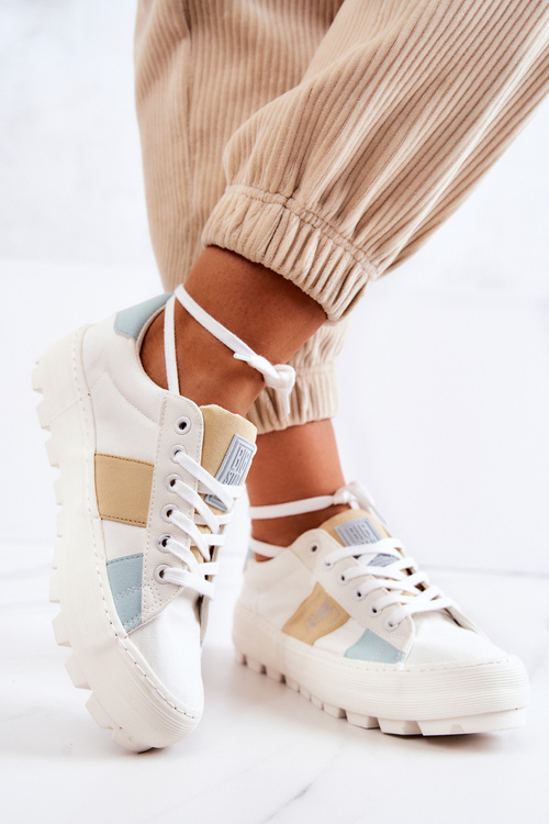 Tenisówki Damskie BIG STAR Białe JJ274480