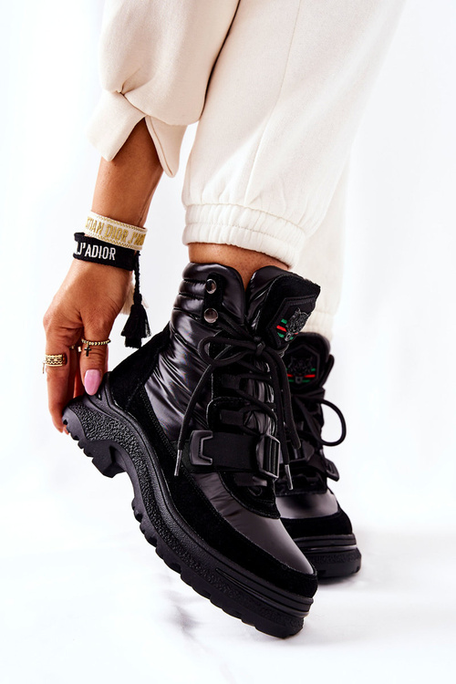 Women's Zip-off Snow Booties Black Marcia