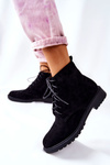 Classic Tiered Boots Black Melome