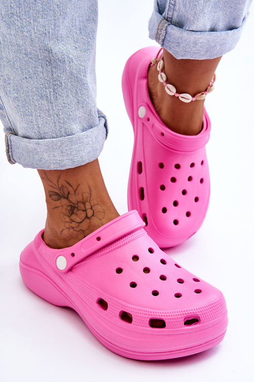 Women's Foam Slippers Crocs Dark pink Coline