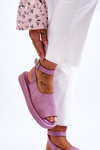 Comfortable Women's Sandals On The Platform Violet Rubie