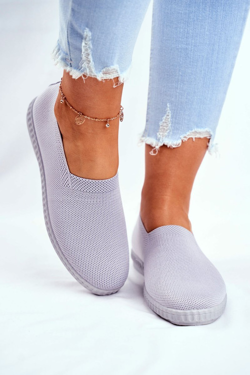 Women's Sneakers Slip-on Grey Grigio