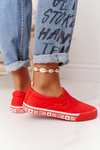Women's Slip-on Sneakers Big Star HH274010 Red