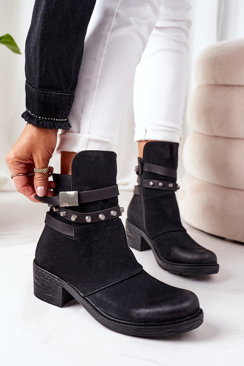 Insulated High Heel Boots Black Effie