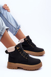 Women's Suede Trappers Black Jette