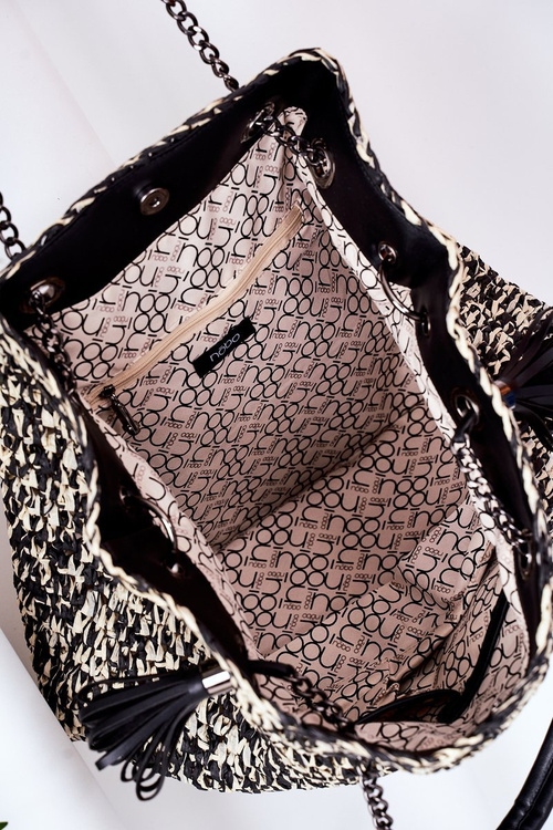 Braided Shopper Bag NOBO XG0010 Black