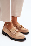 Classic Beige Women's Moccasins Fiviana