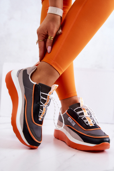 Sport Shoes Sneakers Big Star JJ274996 Gray-Orange