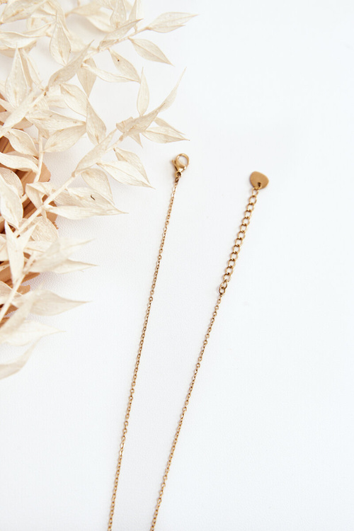 Women's Delicate Chain With Face Motif Gold