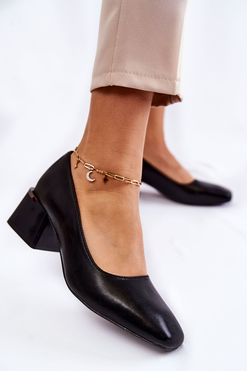 Leather Pumps La.Fi 230034B-QN Black