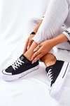 Tenisówki Trampki Platforma BIG STAR Czarne II274019 