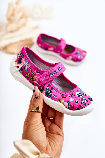 Children's Ballerina Slippers Befado Supergirl 114X483 Pink